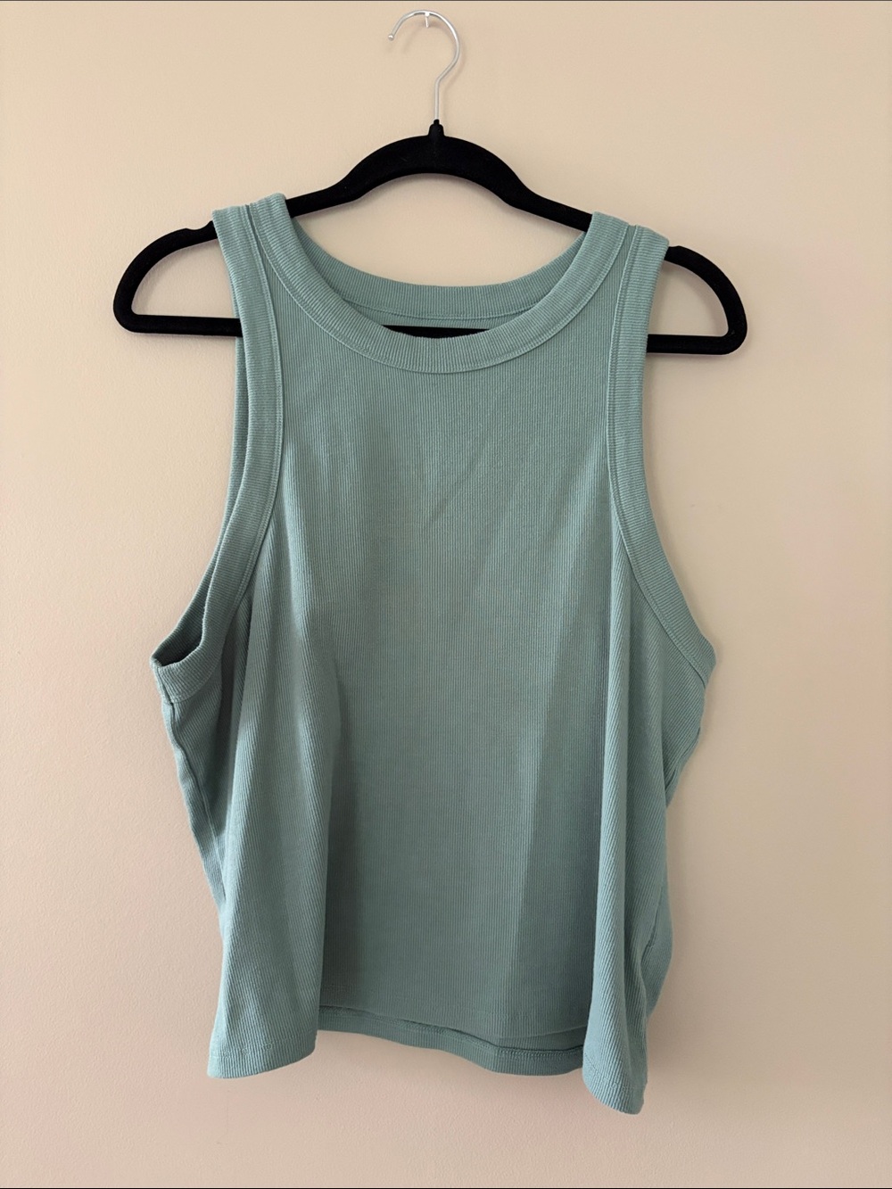 Old Navy Sage Green Ribbed Tank Top